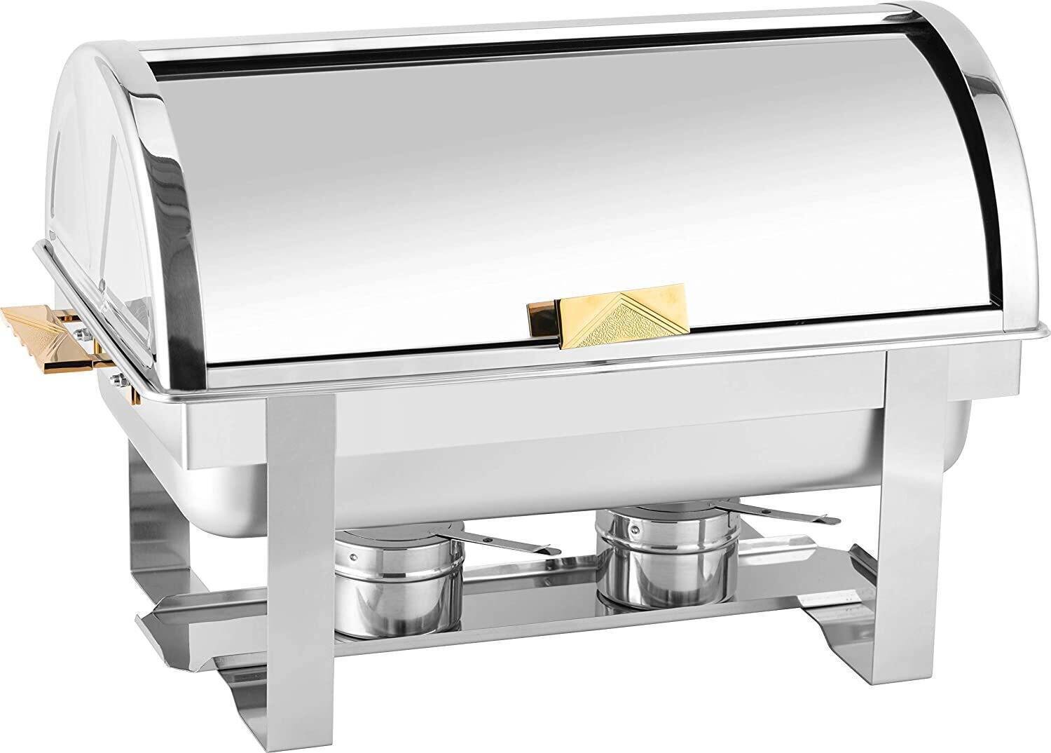 Chafing dish-silver rolltop